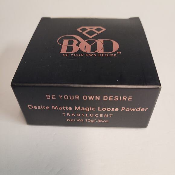 BYOD Desire Matte Magic Loose Translucent Powder 10G Full Size NEW - Picture 2 of 6
